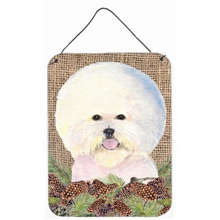 Carolines Treasures Bichon Frise Aluminium Metal Wall Or Door Hanging Prints SS4106DS1216